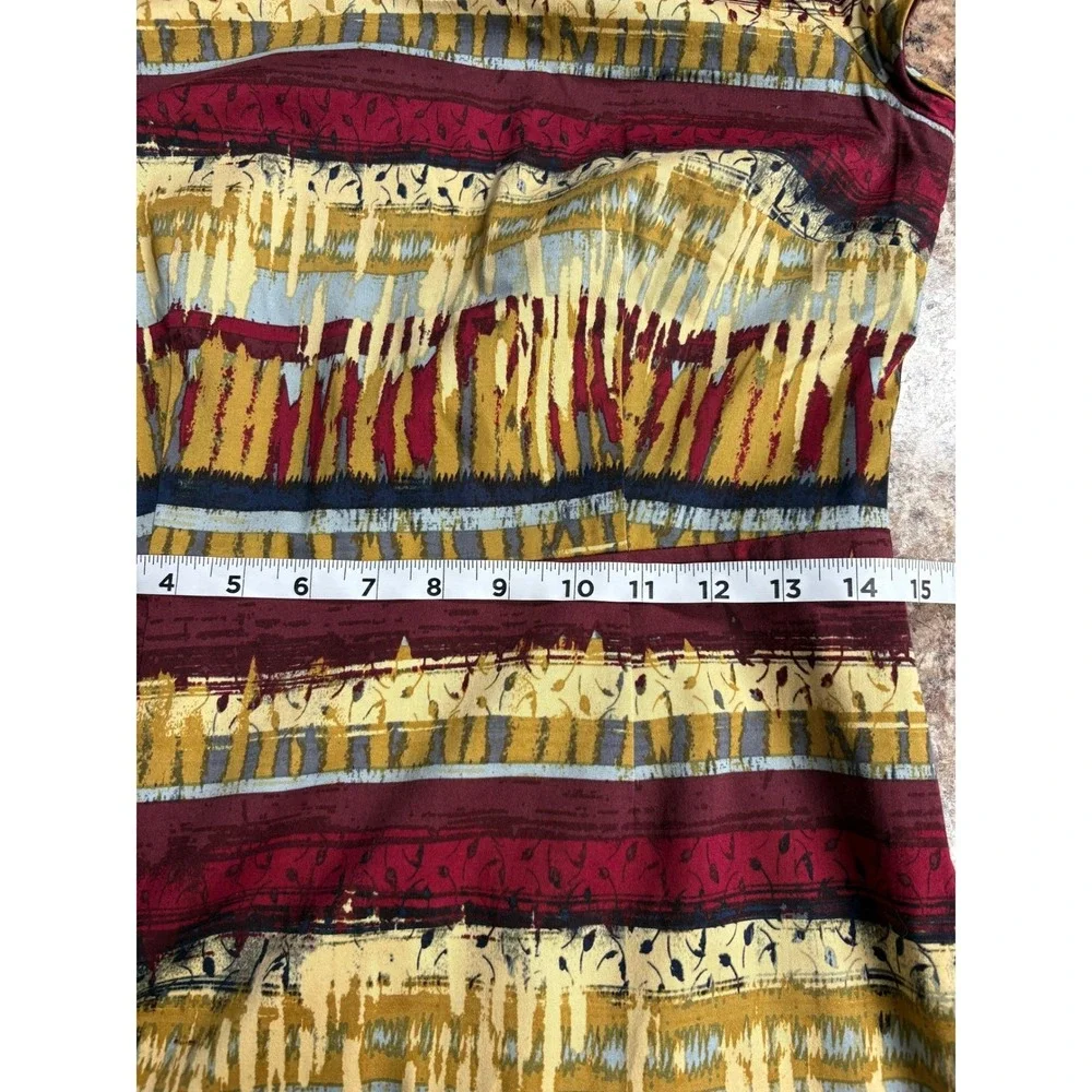 Pendleton Womens Multi Color Aztec Abstract Stripe Cotton Sheath Dress‎ Size 6